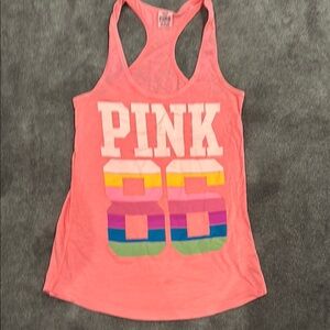 Pink 86 Graphic Tank Top